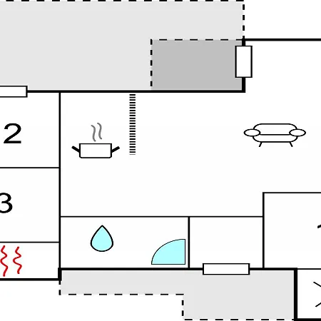 Three-bedroom Holiday In Tarm